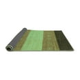thumbnail image 2 of Ahgly Company Indoor Square Abstract Turquoise Blue Modern Area Rugs, 4' Square, 2 of 4