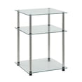 thumbnail image 2 of Convenience Concepts Designs2Go Three-Tier End Table in Clear Glass, 2 of 2