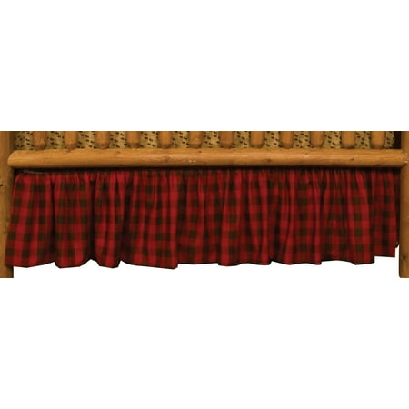 Trend Lab Northwoods 3 Piece Crib Bedding Set Red Tan Walmart