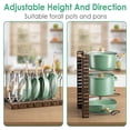thumbnail image 2 of Pot Rack Organizer, 8-Tier Pots and Pans Storage Rack for Kitchen Organization and Storage, Adjustable Pot Lid Rack and Pot Rack, Pots and Pans Lid Organizer with 3 DIY Methods, 2 of 7
