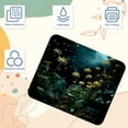 thumbnail image 3 of Starry Plants Square Desk Pad Mouse Pad, 8.3x9.8 Inch Non-Slip Rubber Bottom Printed Mousepad for Office and Gaming, 3 of 6
