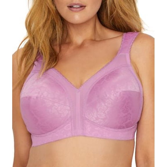 Playtex 18 Hour 4693 Ultimate Shoulder Comfort Wirefree Bra Pink Quartz 40B Women's