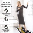 thumbnail image 3 of Kitchen Mat for Floor, Anti Fatigue Kitchen Rugs for Kitchen Mats Cushioned Anti Fatigue,Sunflower Black Kitchen Mats 2 Piece, Kitchen Rug Non Skid Waterproof, Kitchen Gadgets, 3 of 5