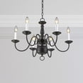thumbnail image 3 of Livex Lighting Williamsburgh Chandelier in Bronze, 3 of 12