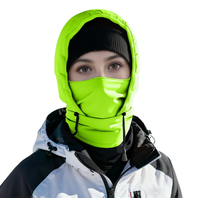 RXMEKW Three-In-One Thick Velvet Hat, Unisex Outdoor Cycling Skiing Sunshade and Cold Protection