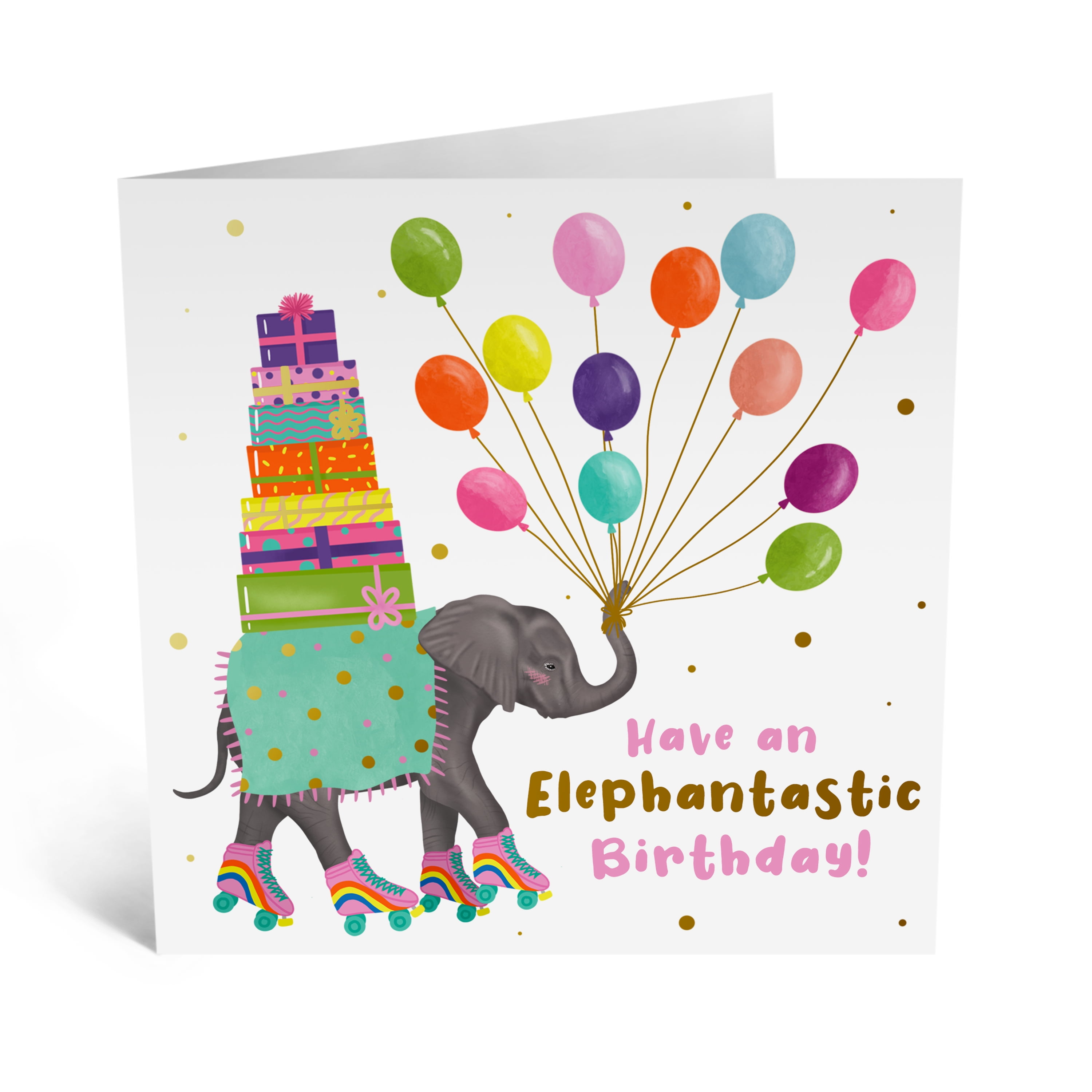 Central 23 - Fun Birthday Card for Her - 'Have An Elephantastic Birthday' - Elephant Birthday Card - Funny Birthday Card for Him - Comes with Fun Stickers - Central 23 - Fun Birthday Card for Her - 'Have An Elephantastic Birthday' - Elephant Birthday Card - Funny Birthday Card for Him - Comes with Fun Stickers -