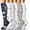 Floral-1, variant on UZMOG 6Pairs Compression Socks for Women & Men for Cycling Athletic Hiking Running Compression Socks