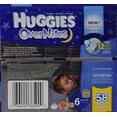 thumbnail image 4 of HUGGIES OverNites Diapers, Super Pak, (Choose Your Size), 4 of 4