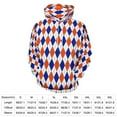 thumbnail image 2 of Argyle Diamond Pattern Men's Women New Sweatshirt Hoodie Men's Plus Size Sweatshirt Hooded Sweatshirt 3d Printed Street Men's Cloth, 2 of 6