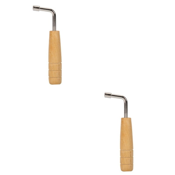 2 Pack Metal Harp Tuning Wrenches - Handheld Instrument Tuning Tools with Easy-to-Use Design and Accessories