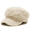 Beige, variant on Women Faux Fur Beret Hat Plush Warm Winter Newsboy Cap