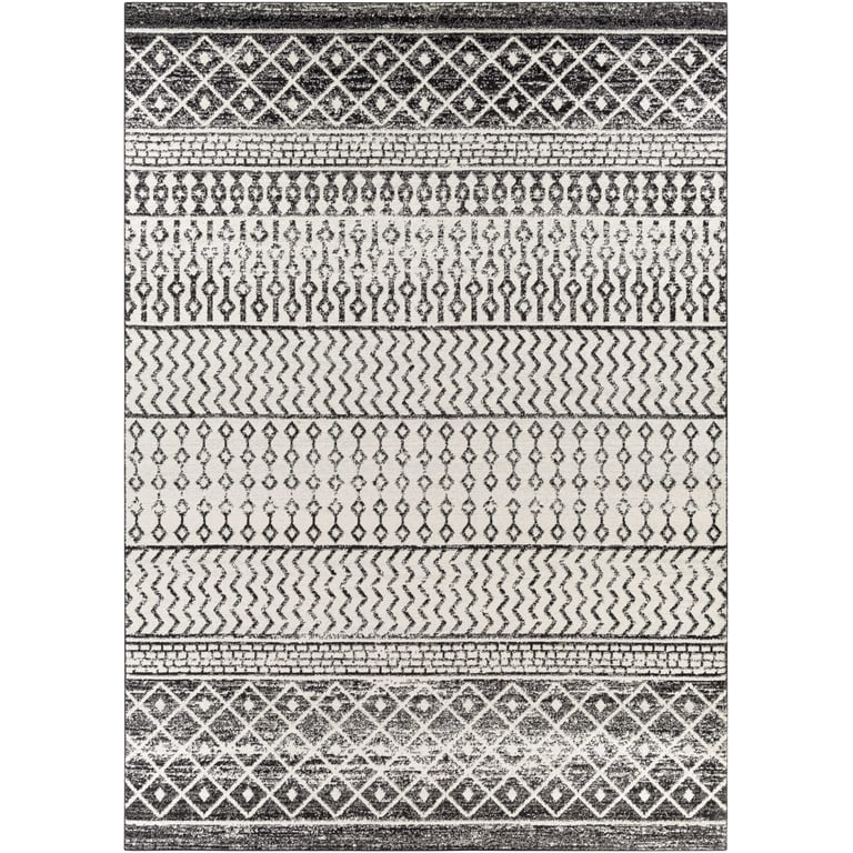 Black & White Mesa Outdoor Rug 4X6 Ft – DII Home Store