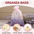 thumbnail image 3 of Organza Bag 4" x 5", Flower Heart Mesh Bags Drawstring Gift Bags Party Favor Bag Jewelry Pouches Gold, 50Pcs, 3 of 6