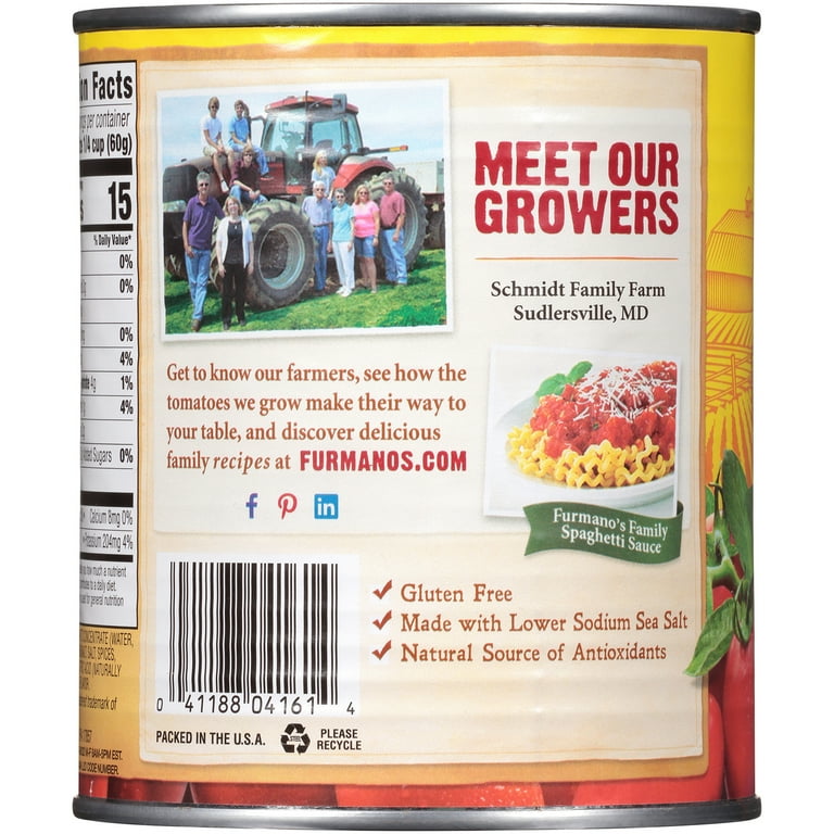 Furmano's Tomato Sauce, 28oz, Can - Walmart.com