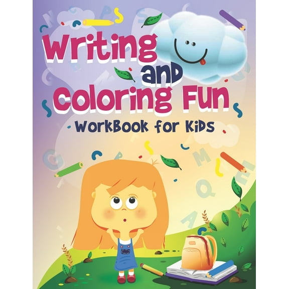 Writing and Coloring Fun : Workbook for Kids (Paperback)