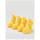 thumbnail image 1 of Zapatos para perros Protector de patas Cubierta de lluvia de goma Botas de lluvia antideslizantes de goma impermeables para cachorros de gatos pequeños y medianos 4 piezas Amarillo (L) oso de fresa Electrónica, 1 of 5