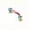 multicolor, variant on Lip Ring Body Piercing Ring Eyebrow Nails Body Piercing Lip Nails Ear Stud --silver-spherical