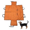 thumbnail image 6 of Unique Bargains 1 Pc Durable Double Layer Pet Car Seat Cover for Dog Cat Orange, 6 of 6