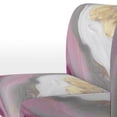 thumbnail image 4 of Designart "Modern Fluid Gold And Pink I" Upholstered Modern & Contemporary Accent Chair and Abstract Arm Chair - Multiple Color & Pattern, 4 of 7