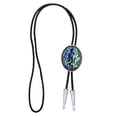 thumbnail image 3 of de cuero PU para boda, disfraz de Halloween para boda de vaquero occidental para vestidos de aniversario, accesorios para Hugo Corbata Bolo Tie, 3 of 8