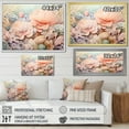 thumbnail image 4 of Designart "Pastel Elegance Amidst Anemones I" Coastal Coral Under Water Floater Framed Wall Art Prints, 4 of 5