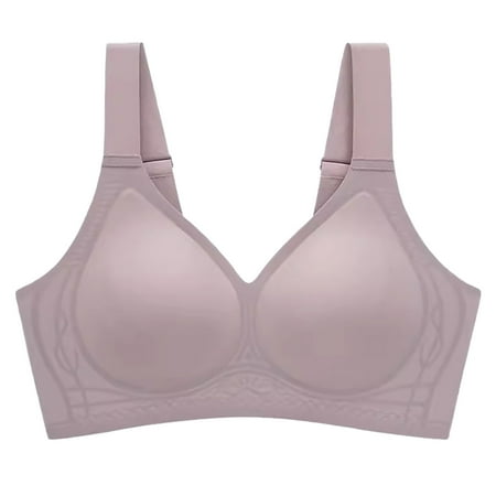 Xiaoxatg Women s Comfortable Adjustable Steel Ring V Neck T Shirt Bra Sports Bra Running