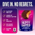 thumbnail image 3 of SkinnyDipped Dark Chocolate Peanut Butter Cups, 2g Sugar per Cup, Keto Friendly, No Palm Oil, Gluten Free, 3.2oz, 4 Pack (24 Cups Total), 3 of 3