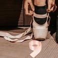 thumbnail image 4 of Soimiss 1 Roll Pink Satin Ribbon For Ballet Shoes Secure Fit Comfortable Use, 4 of 7