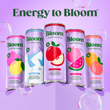 Bloom Nutrition Sparkling Energy Drink, Raspberry Lemon, 12 fl oz Cans ...