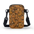 thumbnail image 2 of HELLHERO Adjustable Shoulder Strap Crossbody Bag, Polyester Women Adjustable Shoulder Strap for Adults, Dense pattern of capybaras with sunglasses, 2 of 7