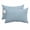 Blue, variant on Turquoise Outdoor Chaise Lounge Head Pillow with Insert, Modern Pure Turquoise Waterproof Headrest Lumbar Pillow Cusion Cover with Elastic Strap for Patio Beach Recliner, 11"x16" 2PCS