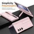 thumbnail image 7 of ELEHOLD Case for Samsung Galaxy Z Fold 5, Anti-Drop Thin Hinge Protection Screen Protector Case with Strap & Kickstand,Pink, 7 of 7