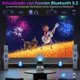 thumbnail image 2 of QYIKLPY Proyector 4K Portátil Netflix Oficial – Android 13, Pantalla de 150 Pulgadas, 400ANSI/15000 Lúmenes, 1080p Nativo, Compatible con 4K/8K, BT 5.2/WiFi 6, iOS/Android/PC/PS5, 2 of 9