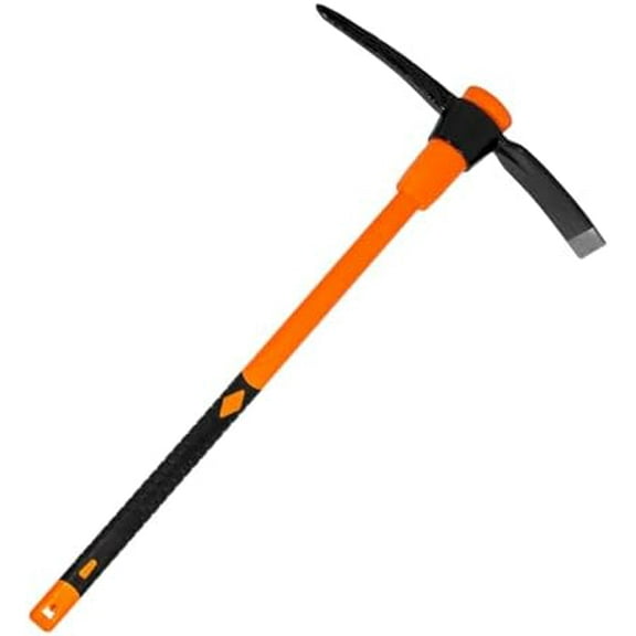 Pick Axe for Digging, Heavy Duty Pickaxe with Shock Absorbing Handle, 36 Inches$$Garden & Patio