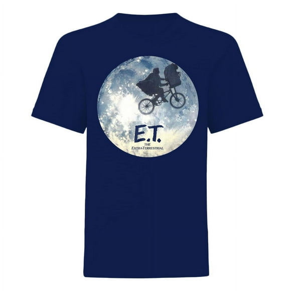 E.T. the Extra-Terrestrial T-Shirt Adulte Lune Silhouette