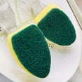 thumbnail image 2 of Heavy Duty Dishwand with Refills, Dish Wand Replacement Sponge Heads with Handle, Non-Scratch Advanced Scrubber Brush Pads for Cleaning Dishes Sink Washing Tool, 2 of 5