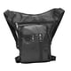 thumbnail image 4 of Bolsa cartuchera al aire libre para hombres y mujeres con cierre de cremallera y correa ajustable para la pierna Negro, 4 of 8