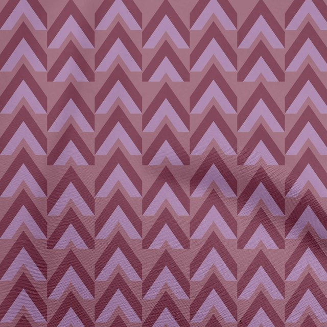 oneOone Viscose Chiffon Wine Fabric Geometric Diy Clothing Quilting Fabric Print Fabric By Yard 42 Inch Wide