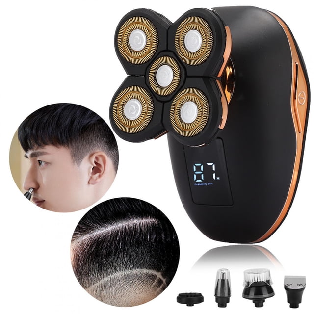 Dioche Electric Shaver, Hair Clipper, Durable 5 In 1 High Quality Trim Beard Barbershop For Trim Hair Wash Face