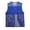 Blue, variant on Afdoent Mens Casual Tank Tops Men's Fashion Solid Color Reflective Mesh Vest Streetwear