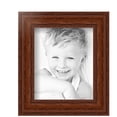 thumbnail image 2 of ArtToFrames 5" x 6" Walnut Picture Frame, 5x6 inch Brown Wood Poster Frame (WOM-4086), 3 Pack, 2 of 7