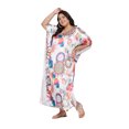 thumbnail image 4 of Gypsie Blu Women's Plus Size Printed Kaftan Dresses Long Maxi Dress for Ladies Girls Online, 4 of 7