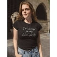 thumbnail image 2 of I'm Thankful For Church Family Women T-Shirt, Female Large, 2 of 4