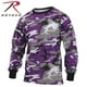 Rothco Long Sleeve Colored Camo T-Shirt - Ultra Violet - image 2 of 2