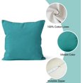 thumbnail image 3 of LAICAIW Pillow Covers 26x26 Inch, Red Green Yellow and Blue Modern Decorative Sofa Pillow Covers Square Cotton Linen Couch Pillow Cases for Home Decor, Set of 4 (No Insert Included), 3 of 7