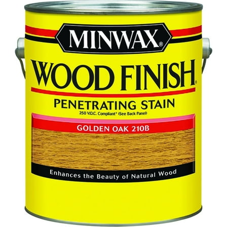 Minwax Wood Finish Semi-Transparent Golden Oak Oil-Based Wood Stain 1 gal.