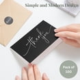 thumbnail image 3 of Black 4x6 Inch Thank You Cards Bulk Pack for Business, Wedding, Graduation, Funeral, 3 of 6