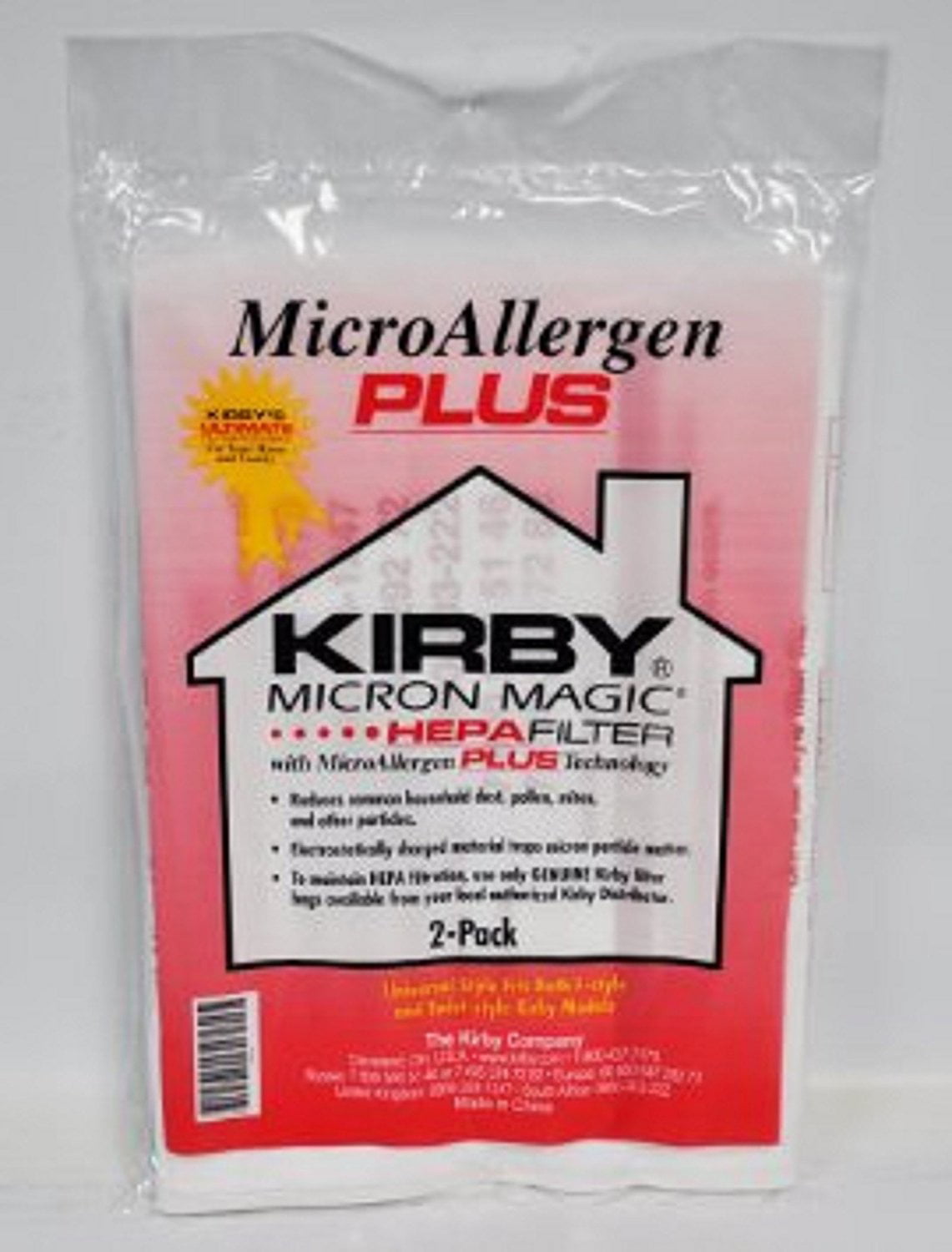 Details about   KIRBY VACUUM BAGS-SENTRIA MICRO ALLERGEN PLUS HEPA FILTER VACUUM BAGS 