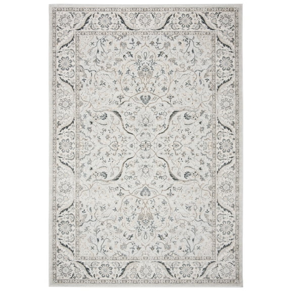 SAFAVIEH Isabella Kuzman Oriental Area Rug, Light Grey/Cream, 10' x 14'