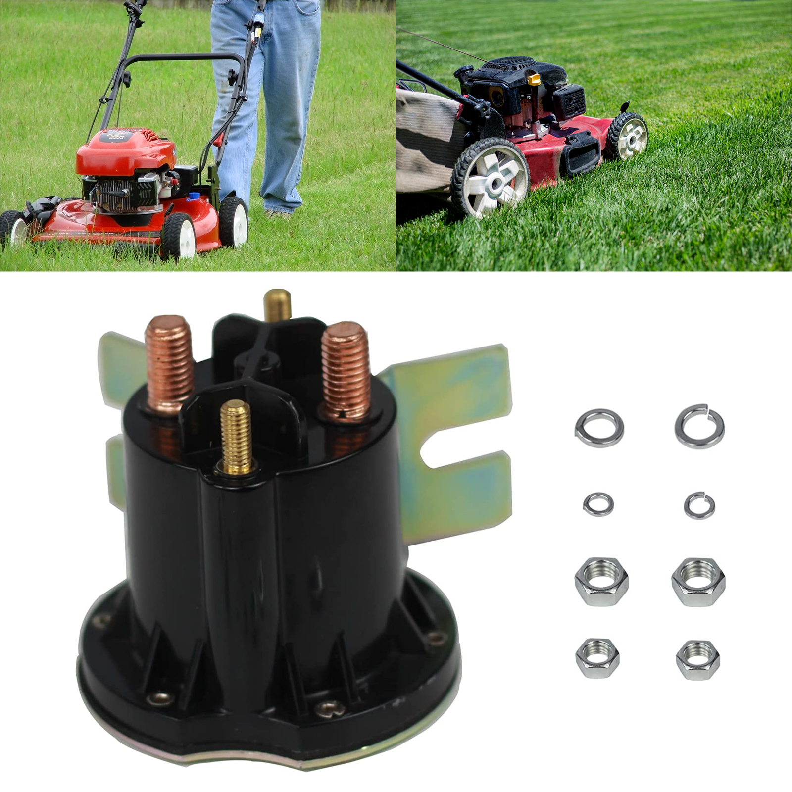 12V Starter Solenoid Relay Switch Replacement 4 Terminals Current 150A Max 800A Suitable for 684-1251-212 684-1261-212
